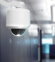 Vicon security camera on ceiling