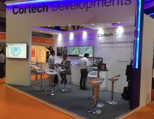 Cortech show stand Intersec 2017